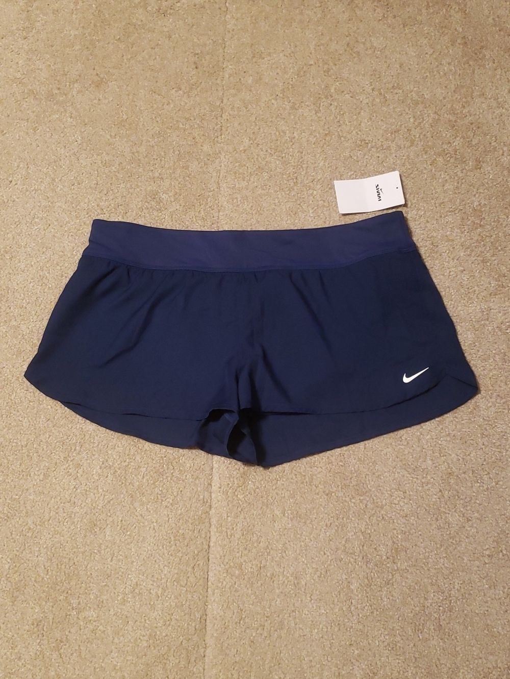 NWT Nike Swim Women's Blue Shorts
